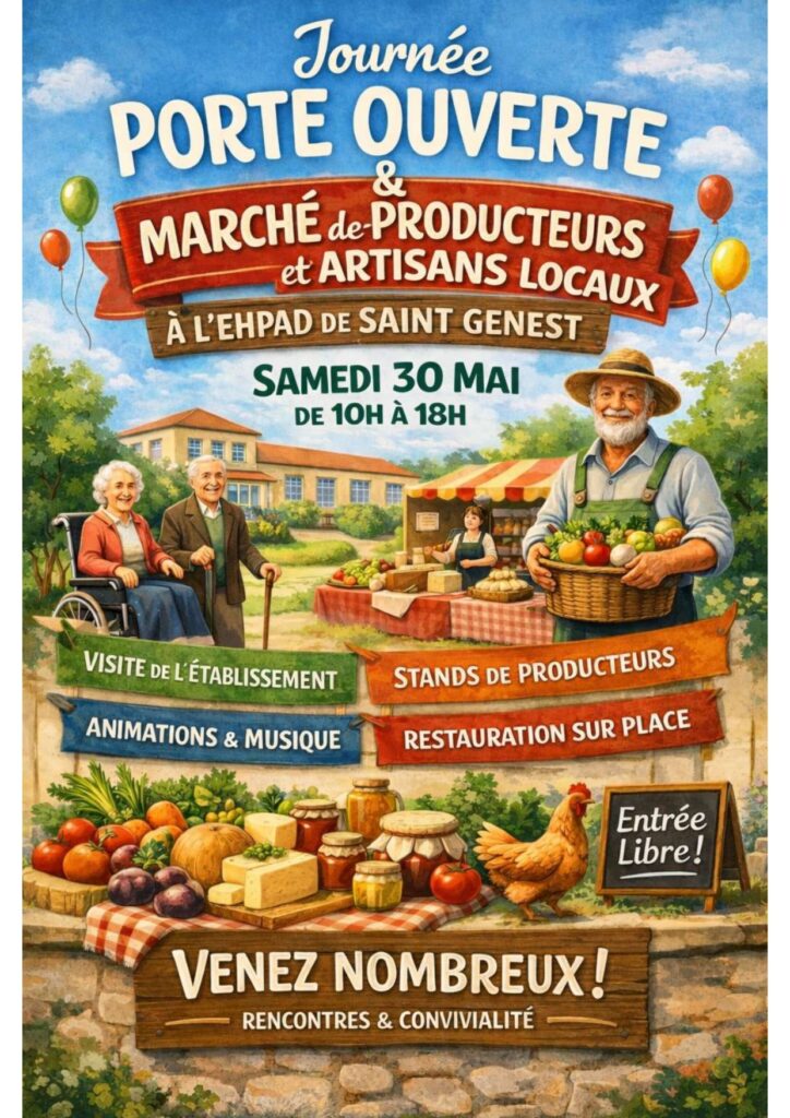 Journée porte ouverte et Marché de producteurs et artisans locaux